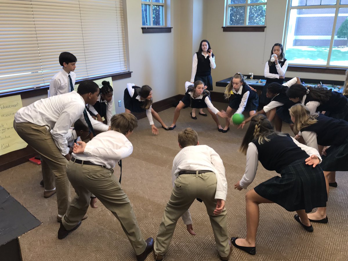 jsagee's tweet photo. Pre Class Day Fun! Arm Hockey with Dr. McCormick's advisory vs. Mrs. Agee's advisory! @Episcopal_MS https://t.co/rFR5xT5clG