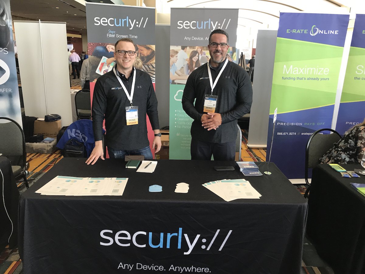 Securly's tweet photo. Today's #CEN18Conference with @CTEDUNET was a blast! We had an incredible response from attendees. We love talking about Securly's #studentsafety solutions!
#CVENT18 #edtech #InternetSafety #keepingkidssafeonline https://t.co/1c7KX6v8EG