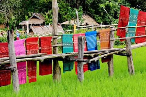 vanlumduan's tweet image. ลำดวนผ้าทอ อ.ปัว