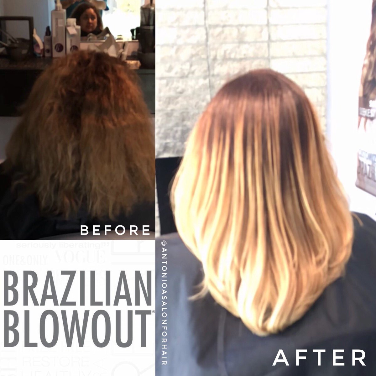 ASalonForHair's tweet photo. #BBWINIT  #BrazilianBlowout #BeforeAndAfter #SummerMakeover #12WeeksOfSmoothSilkyHealthyHair #CoolPhoto #FinishedBrazilianBlowout @BrazilianBlwout @ASalonForHair @brazilianbondbuilder https://t.co/fzkKdgiQp5