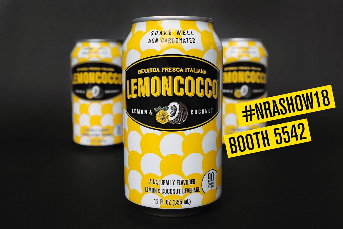 Join us this weekend at the National Restaurant Association Show in Chicago, IL! Your favorite lemon & coconut beverage will be at booth 5542!

#NRAShow18  #NRAShow2018