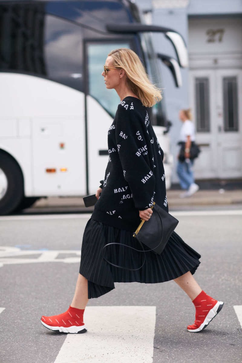 balenciaga sneakers street style