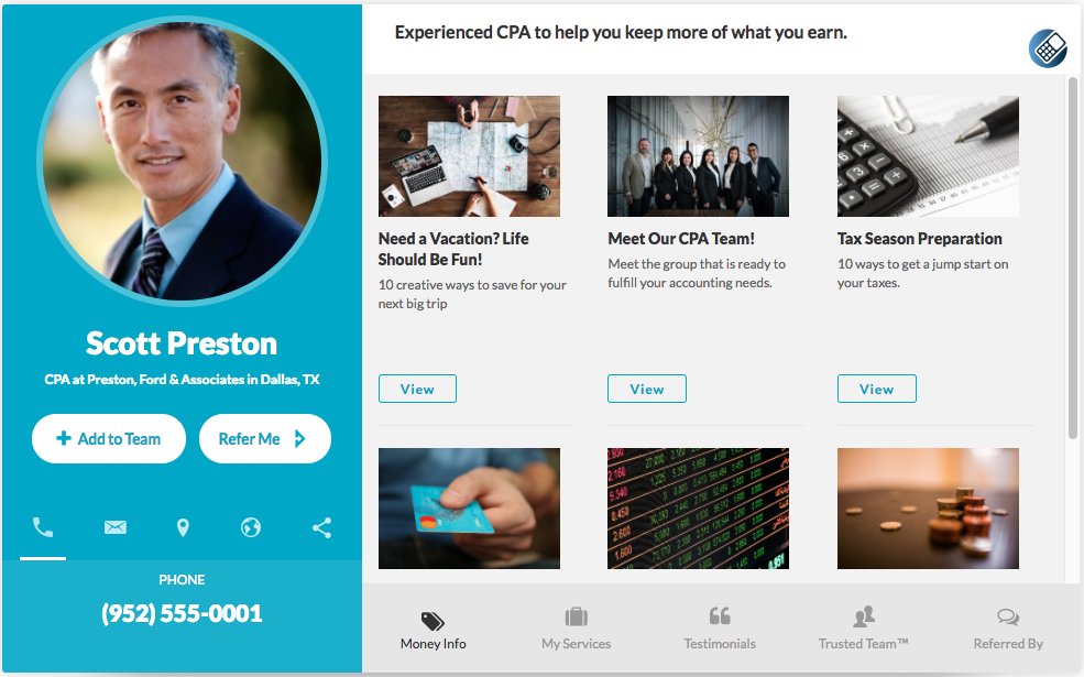 Refer.com tweet media