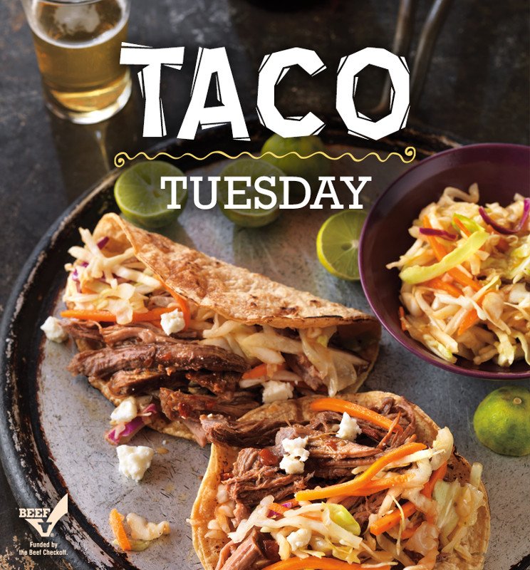 NVBeef's tweet image. Shouldn't Taco Tuesday be a holiday or something? beefitswhatsfordinner.com/recipes/collec…