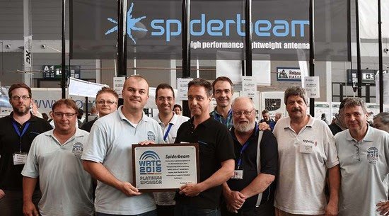 Spiderbeam is proudly supplying all antennas for WRTC 2018 Germany this year. spiderbeam.com 

(L-R) Raffaello, Andy DL5CW (WRTC), Andi DL9USA, Chris DL1MGB (WRTC), Peter DL4LAM, Cornelius DF4SA, Sebastian DO5NPS, Rick DJ0IP, Salvatore DH7SA, Michael DL6MHW (WRTC).