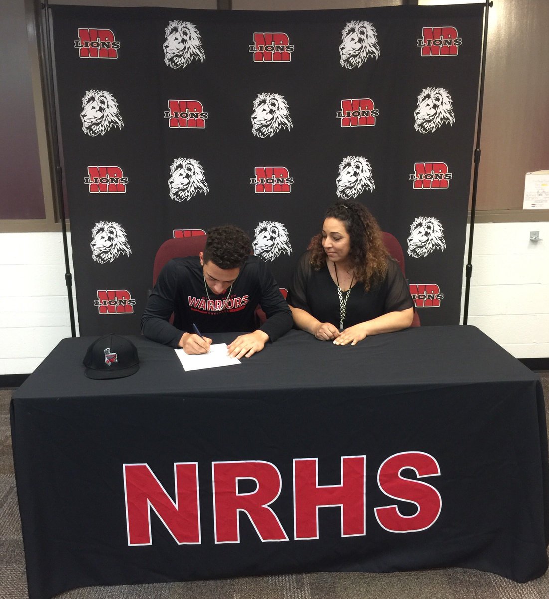 Congrats to Zade Richardson &amp; his mom as he signed to play baseball at Wabash Valley College.