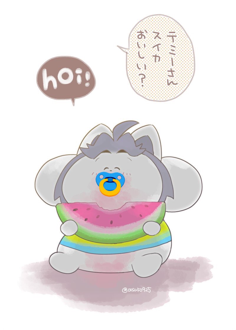 #描いた絵におしゃぶりをつけさせる んバブ? 