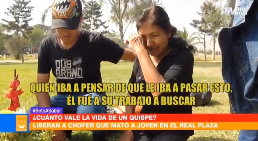 betoasaberatv's tweet image. [#Ahora] ¿Cuánto vale la vida? Liberan a chofer que mató a joven que iba a buscar trabajo en Real Plaza.

Mira el programa en @atvpe ▶️  atv.pe/envivo                             #BetoASaber