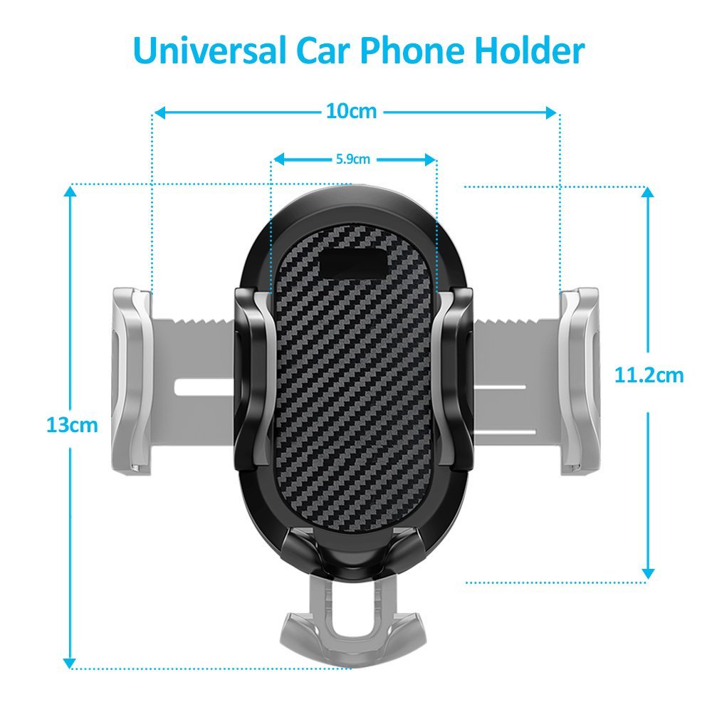 4.5-6.0 Phones Fit for iPhone Xs MAX/X/XR/8/8 Plus Updated BOVON Bike Phone Mount Black Universal Adjustable Silicone Bicycle Phone Holder for Cycling GPS/Map/Time/Music Samsung S9/S8