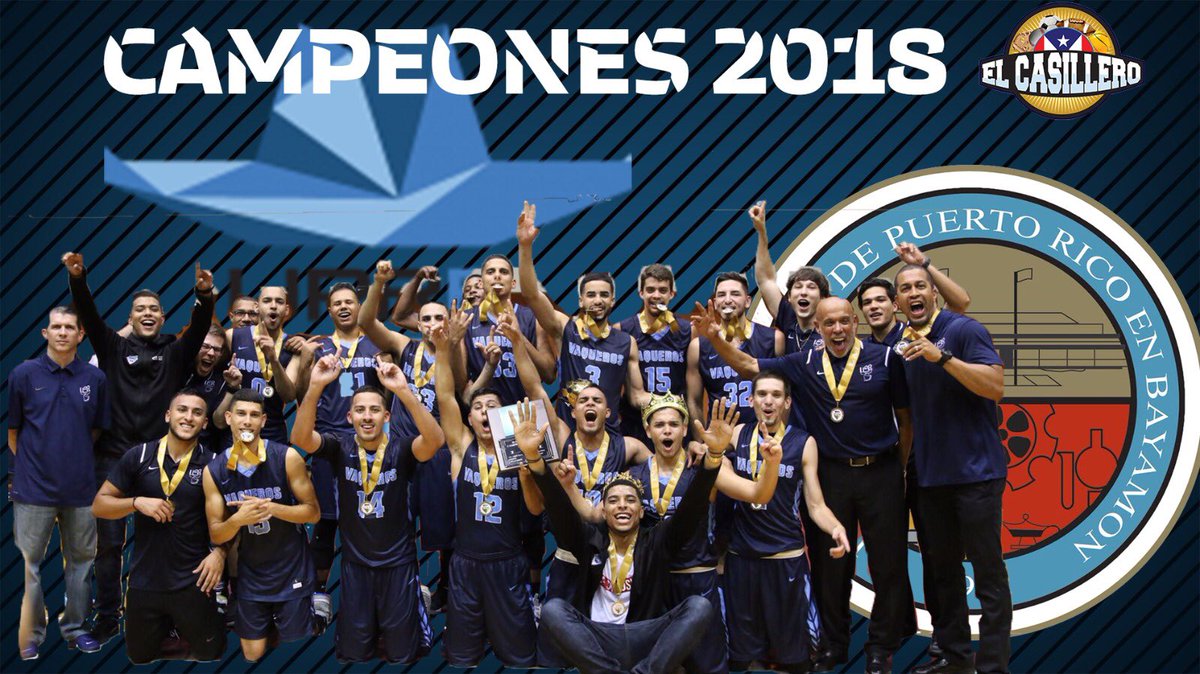 elcasilleropr's tweet photo. #LAIBasket | Los Vaqueros de la UPR recinto de Bayamón se convirtieron hoy en los nuevos campeones de la LAI al vencer a los Tarzanes del Recinto Universitario de Mayagüez (RUM), con marcador final 67-66. 

La última vez que alzaron el cetro fue en el 2013. https://t.co/WqgEeiQB8i