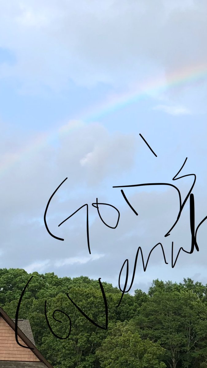 Vaughn_Golf's tweet photo. Rainbow Gods covenant!!! https://t.co/IOaD5JfhYv