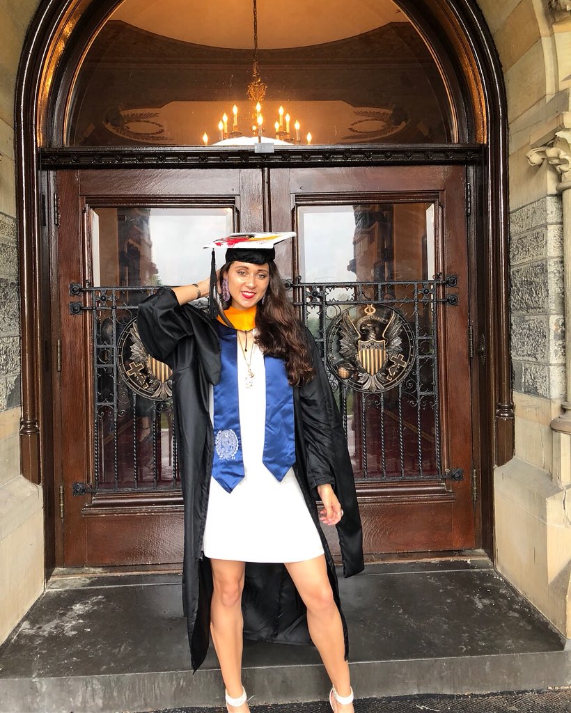 mimisane's tweet photo. Masters in physiology and biophysics: Complementary and alternative medicine. Red handprint to remember missing Indigenous women ❤️
Next Stop: MD/JD  
#Georgetownalum #Indigenouswomen https://t.co/A1be4MfsLC