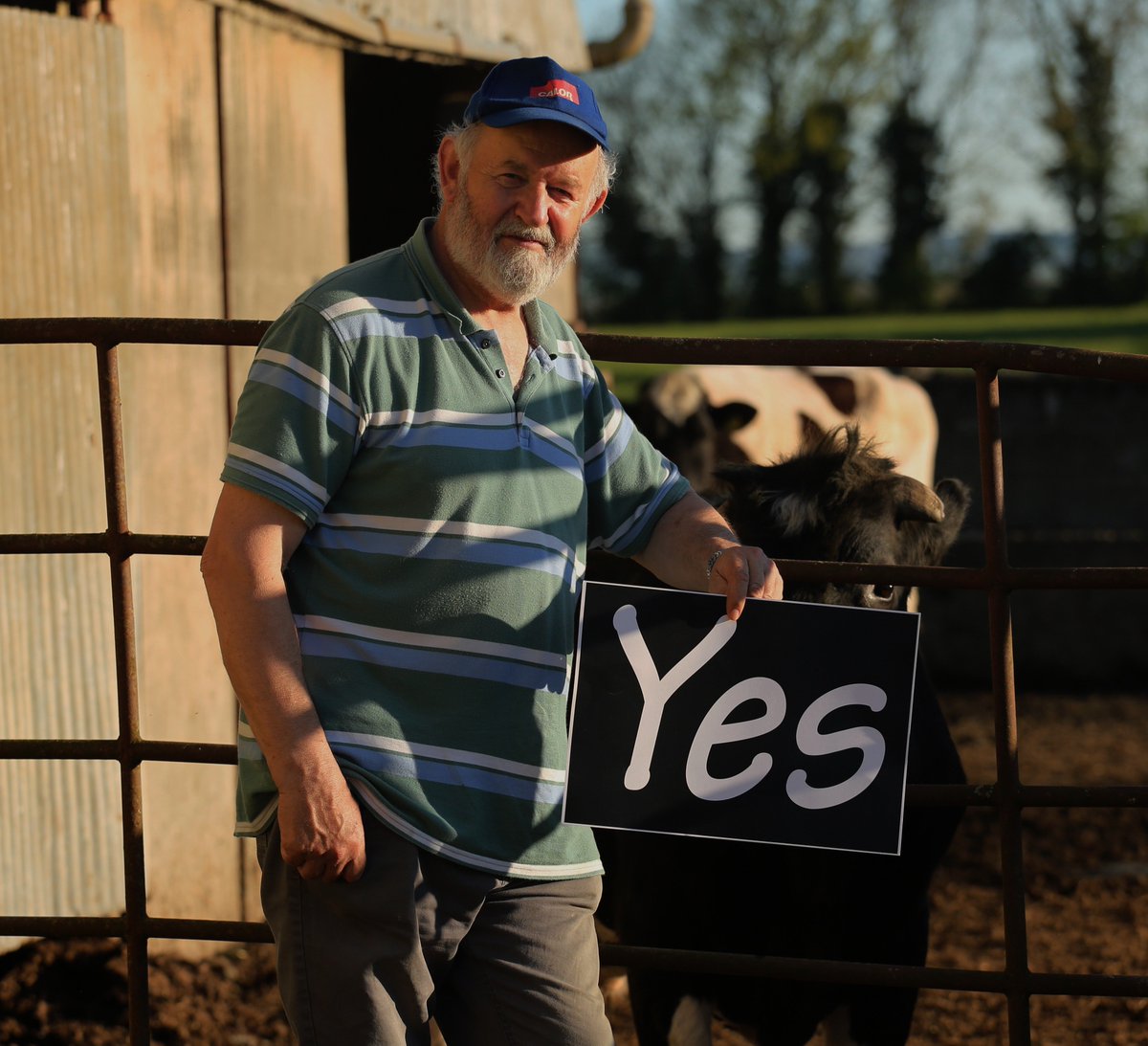 FarmersR8th's tweet photo. Are YOU a farmer voting Yes? Tweet your photo to #farmers4yes 😀 
Let's show all the different views among the rural Yes vote  #Together4Yes #repealthe8th #8thref #macra #tractorun (And before ya say it, we are #farmers4life too. We love life just as much as the next fella 😉) https://t.co/M8ZxtxxxHv