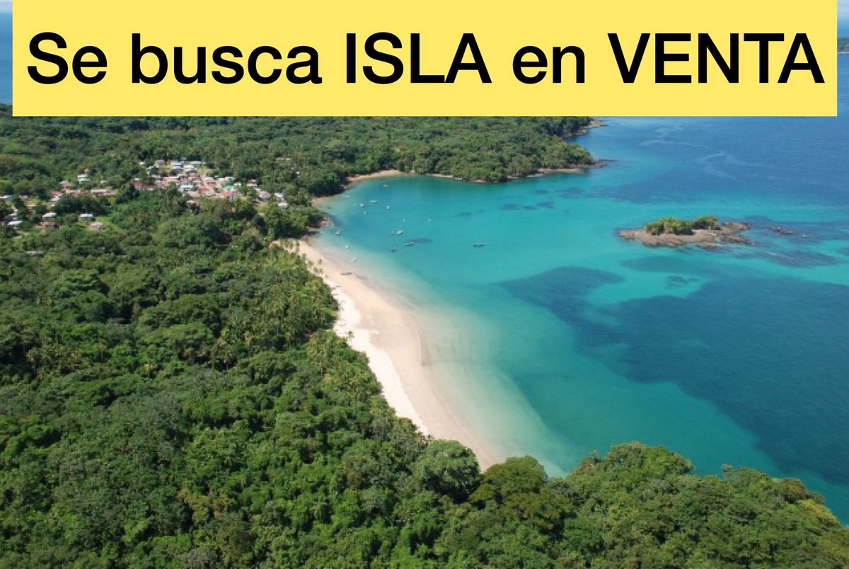 TerrenosPMA's tweet photo. Se busca isla entera en venta. 
OJO: isla entera no terreno en isla
Requisitos:
-titulada 
-con fuente de agua dulce 
-arenas blancas
-agua cristalinas 

Presupuesto 10millones 

Info WhatsApp 67817815 https://t.co/SeTo86DbIX