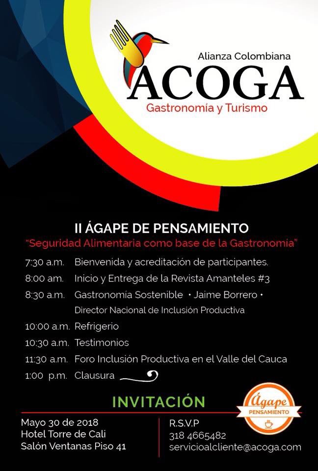 Este miércoles 30 de mayo tendremos uno de los mejores eventos de turismo de la región

Sorpresas, lanzamientos y conferencias podrán disfrutar en el piso más alto de la Torre de Cali 😃🎊
#FelizMiercoles #torredecali