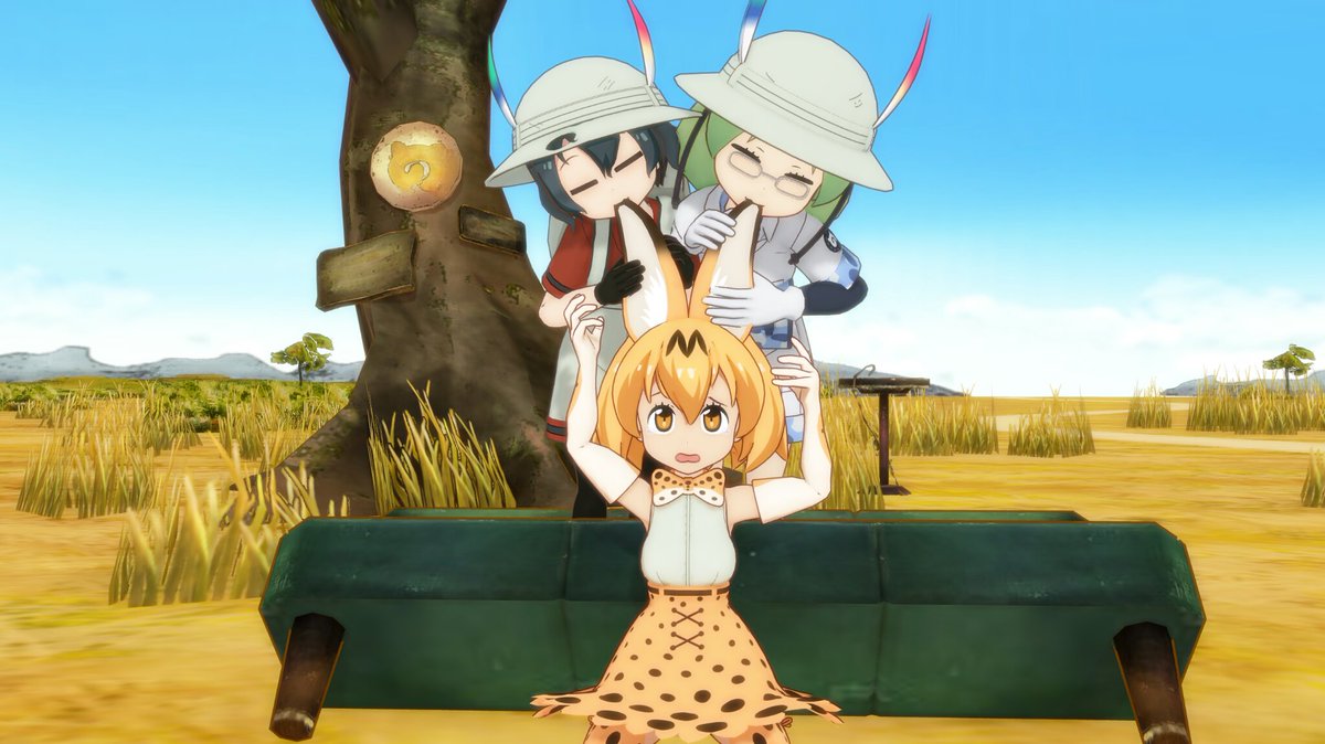 きっちょん けものづくり Na Twitterze サーバルは耳が甘いのよ Mmdけもフレ けものフレンズ 博士 サーバルの耳が甘いと聞きましたが 助手 全然甘くないのです かばん ミライ サーバル 酷い目にあっちゃった かばん ミライ ｿ ｯ サーバル うわぁまた