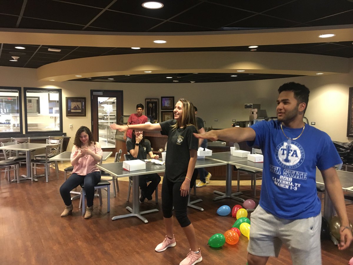 conroedb8's tweet photo. Danny Malik takes on the reigning champ, Tre Burnett, in an epic dance off at the #debate banquet. @ConroeHigh https://t.co/H0T9jzo1jE
