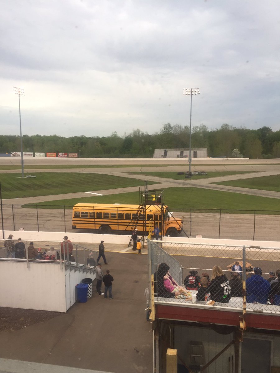 Free bus rides for kids are here at the birch run speedway between races