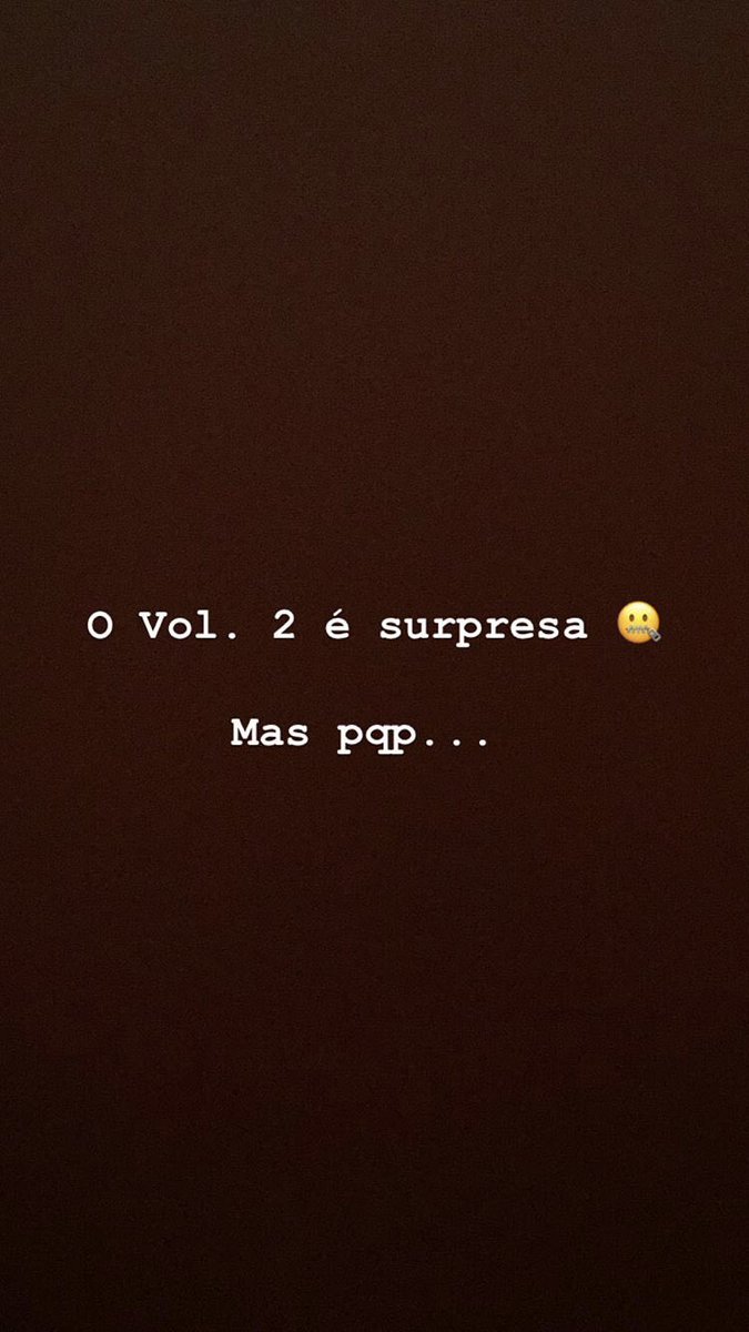 PortalMOP's tweet photo. Maquiny via Instagram Stories: https://t.co/wNcSaN5Q6e