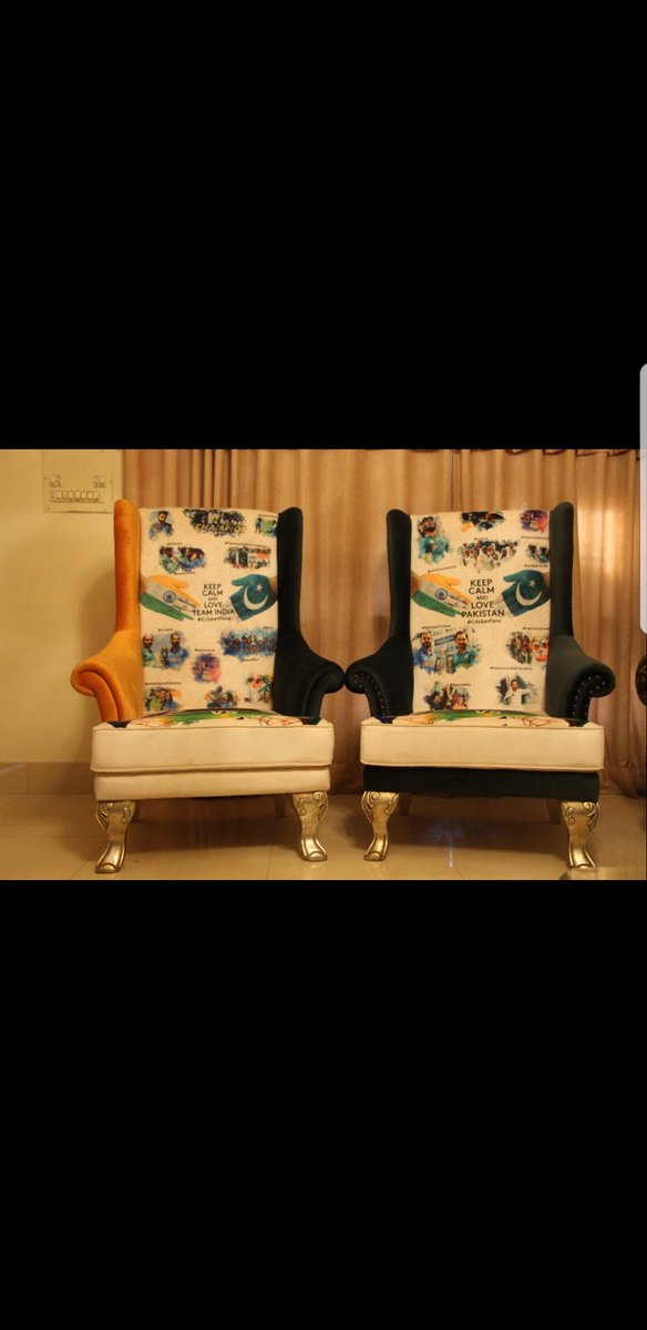 sadiq_ndf's tweet photo. .@imVkohli hope the remaining chair for SIR KOHLI reach india soon  
#pakindia #Cricket #ViratKohli #sarfarazahmed https://t.co/f6Y2mZU52w