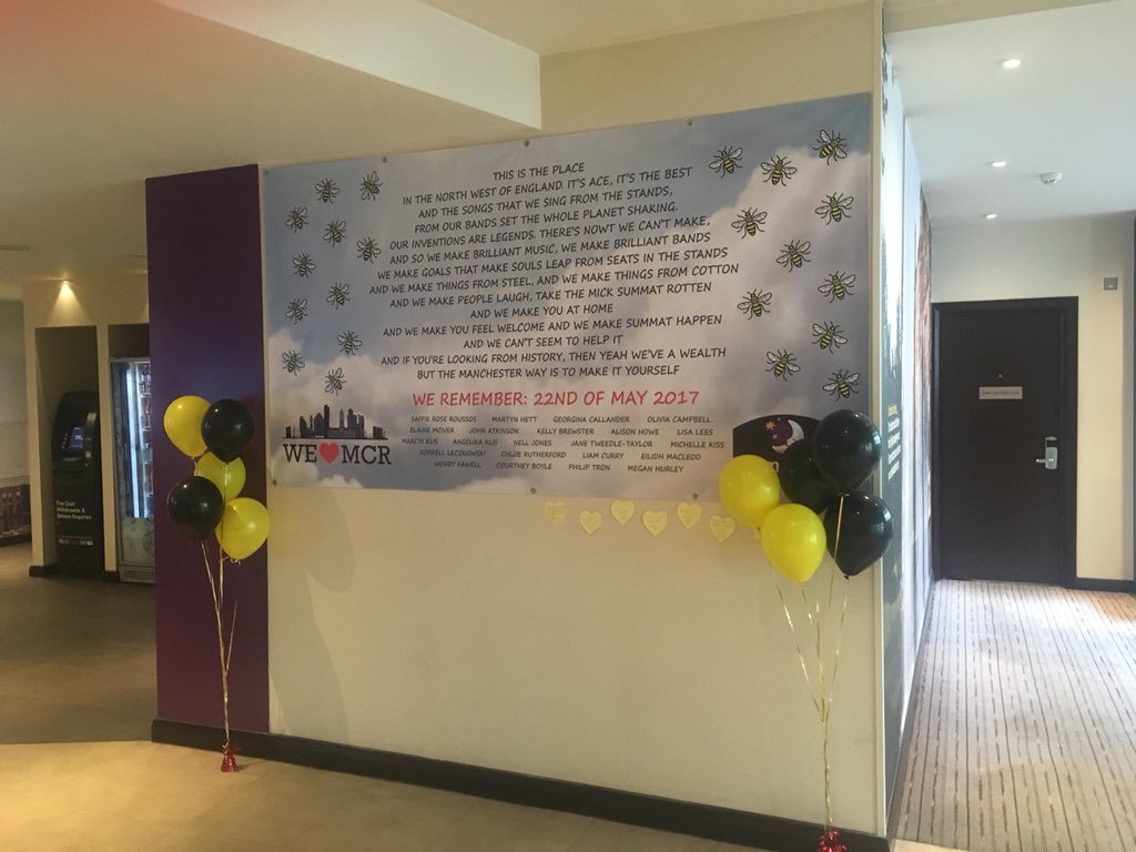 Manchester is built on hopes and dreams, fill out a heart to be released with our high flying bees 🐝