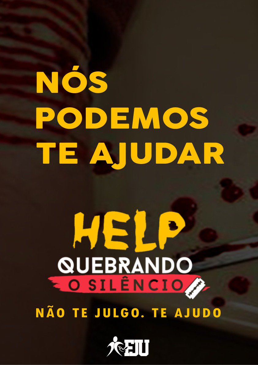 vs849798's tweet photo. Eiii... Vim aqui pra te ajudar, não desista ainda tem solução.
#SaibaDizerNãoAoSuicídio 
#Help
#FJUsp
#FJUleste
#FJUSãoMateus https://t.co/GiWvGsYYFF