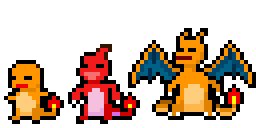 みねぢる ヒトカゲ リザード リザードン 今日はポケモンgoをする予定 ドット絵 Pixelart