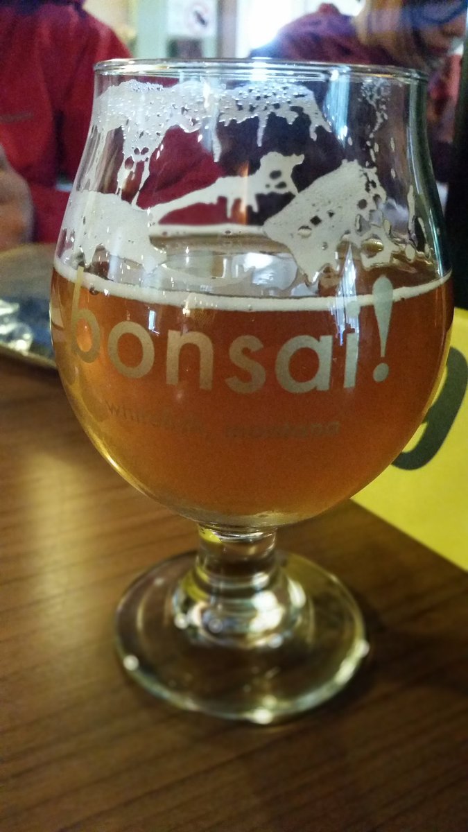 Enjoying a snifter of Queen Bee IIPA from <a href="/BonsaiBrewing/">Bonsai Brewing</a> Project in Whitefish, MT. An awesome beer from a neat brewery!