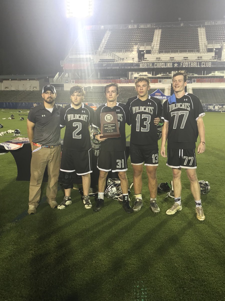 Congratulations to <a href="/ECHWildcats/">East Wildcats</a> the 1A/2A/3A Men’s Lacrosse State Runner-Up! Congrats on a great season! #NCHSAALAX