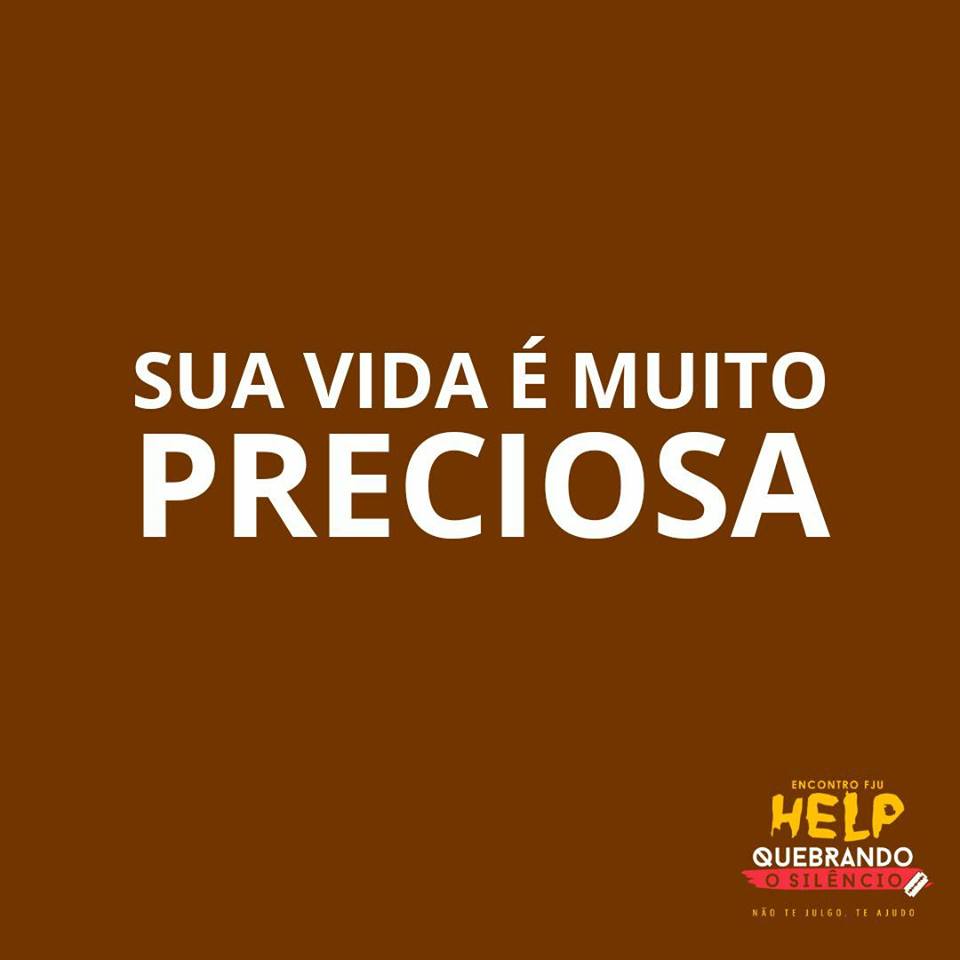 CarolinneCosta7's tweet photo. #SaibaDizerNãoAoSuicídio 
#Help
#FJUSP
#FJUSul 
#FJUJDTHOMAS 
#NAKAMURA https://t.co/lGx8dwJu4d