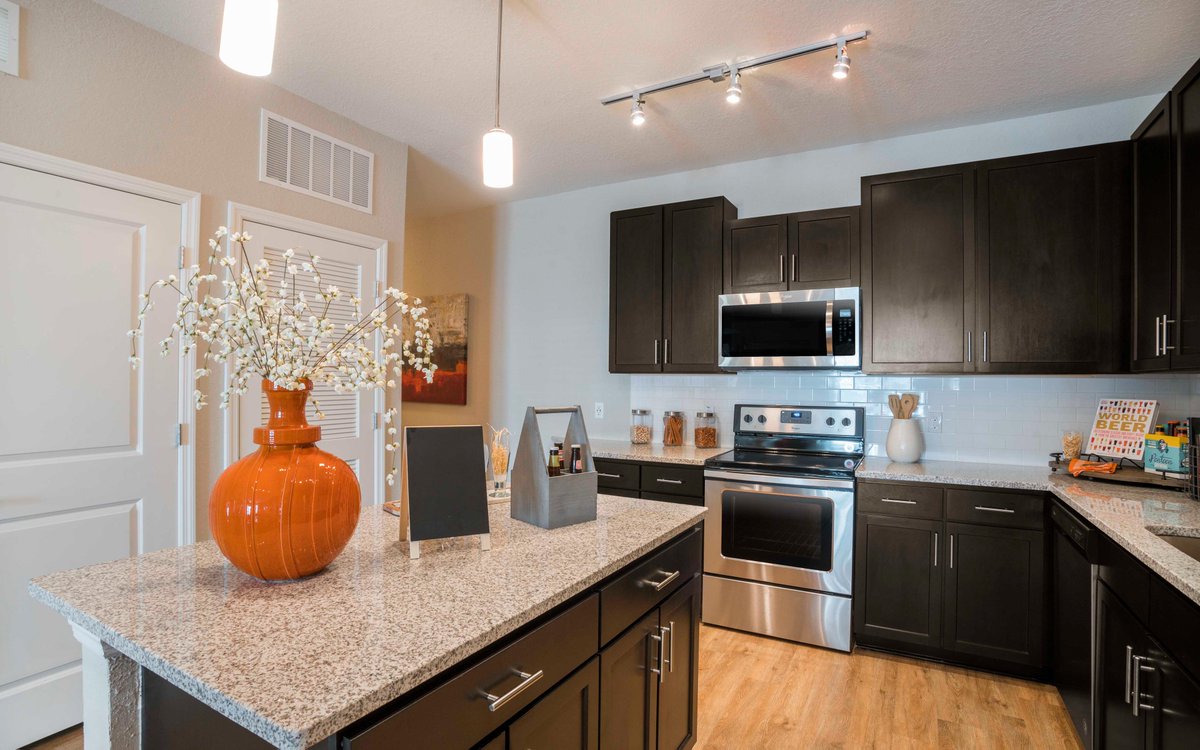 We love how are spacious kitchens allow us to cook whatever, whenever! #ApartmentLife