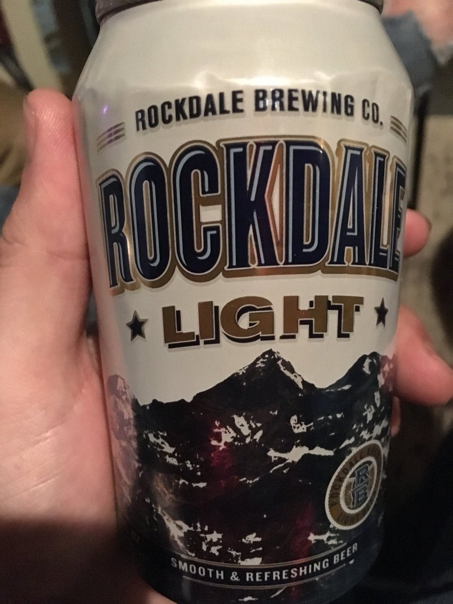 CoulditBe_RyanV's tweet photo. First time drinking @RockdaleLight #BigFan https://t.co/olNTnCiw68