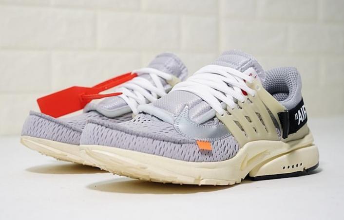 sneakerwatchcom's tweet photo. Grey OFF-WHITE x Nike Air Presto is in the  Works (@offwht @nike) https://t.co/t3yq0VXc38 https://t.co/BYojPksqDD