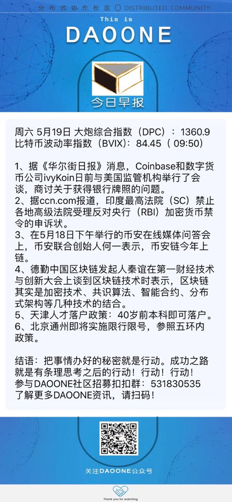 daooneorg's tweet photo. 【DAOONE出品&amp;今日早报】 https://t.co/KABj5NGvvQ