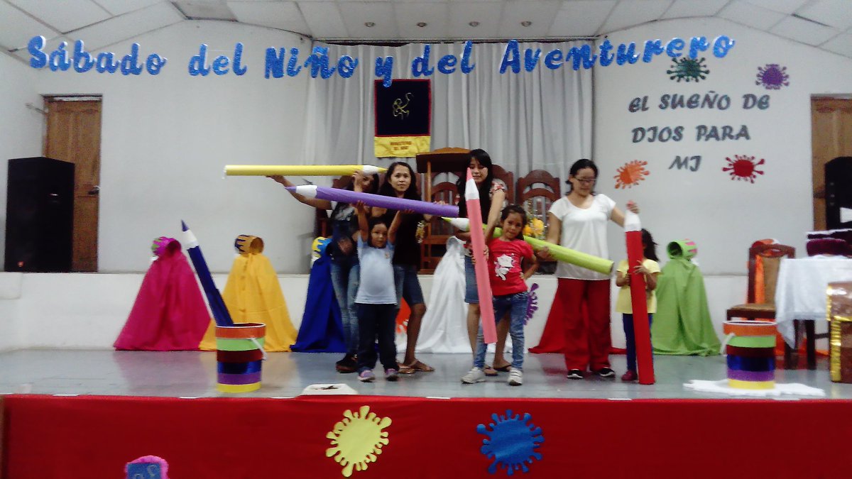 glendafmc's tweet photo. En la Convención "A" ya estamos listos para el sábado del niño y dia del aventurero @ElizabethLlemp2 @liatem @SuniWhitman @YudyVilladeRome @AdventistasMSOP #DiadelAventurero #DiaDelNiño https://t.co/6P1btWKPAN