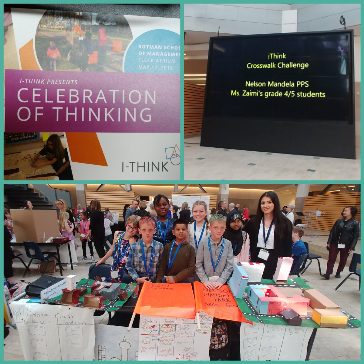 mszaimi's tweet photo. Students showcased and celebrated their #integrativethinking on #pedestrian #safety @rotmanschool π‘π #realworld #proprochart #changemakers @RotmanIThink #NelsonMandelaPPS @tdsb https://t.co/54iUAIOLHa