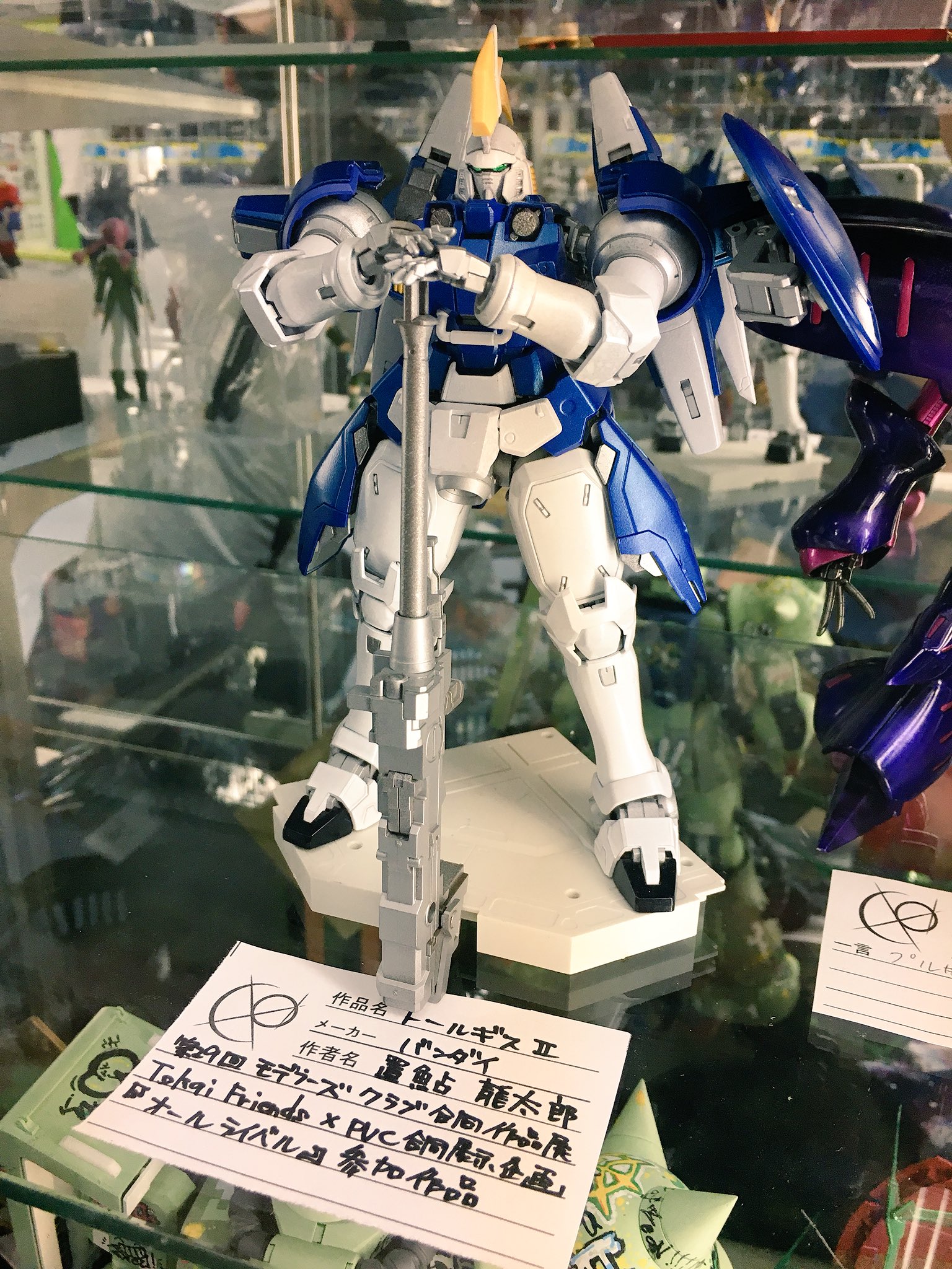 ますたこ アキバイエサブの Pvc展覧会こんぱくと にトレーズ閣下のエレガントなトールギル来てる 何がすげえって 作者が中の人なことだよマジエレガント