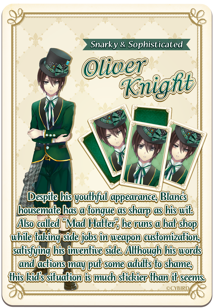 Ikémen Series by CYBIRD on Twitter: &quot;Introducing Oliver Knight from IkeRev! &quot;Oliver Knight, Mad Hatter. What is it you want with me? Make it brief.&quot; ☆ Ikemen Revolution: Love &amp;amp; Magic in