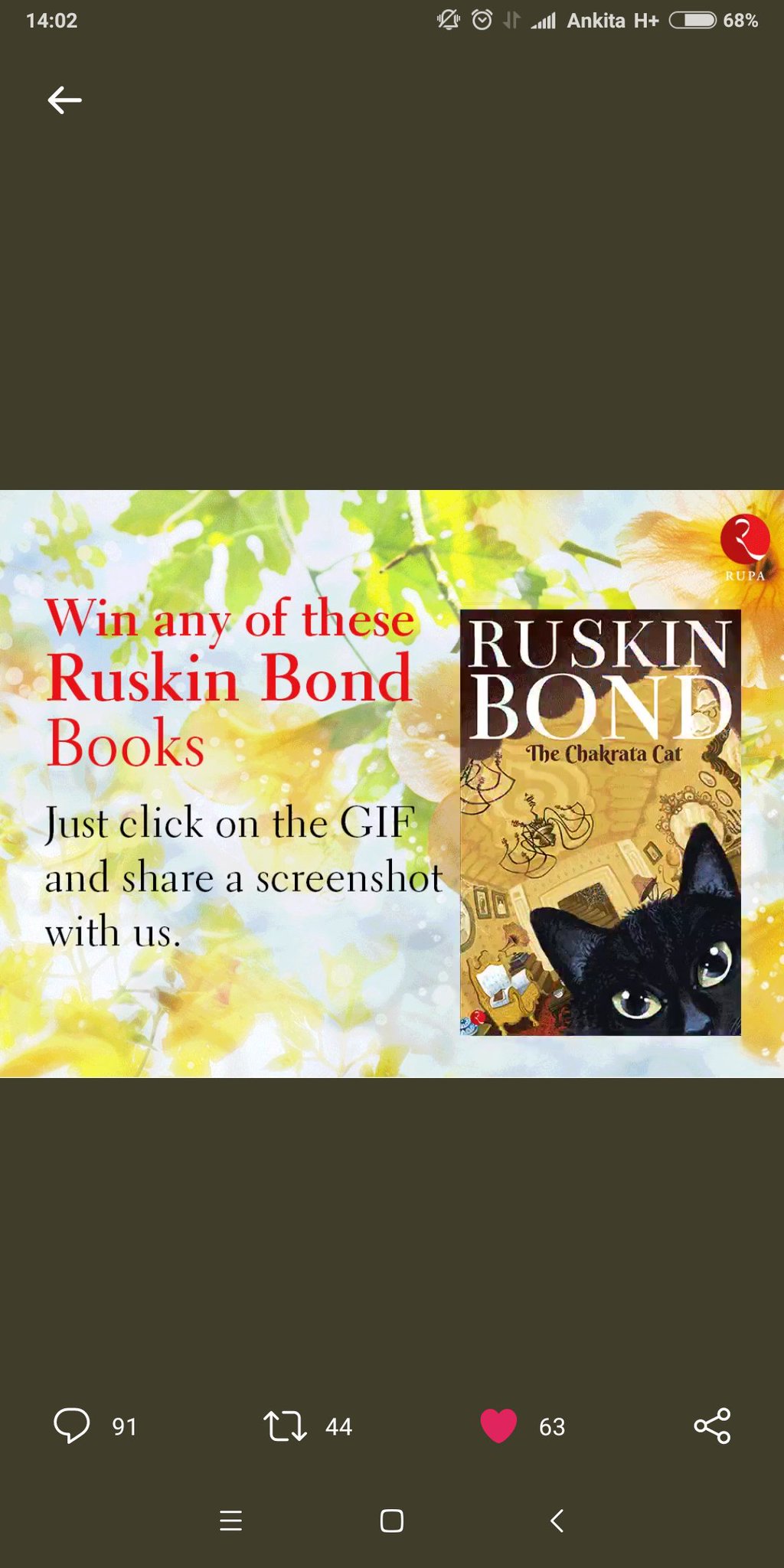  Happy Birthday Ruskin Bond  