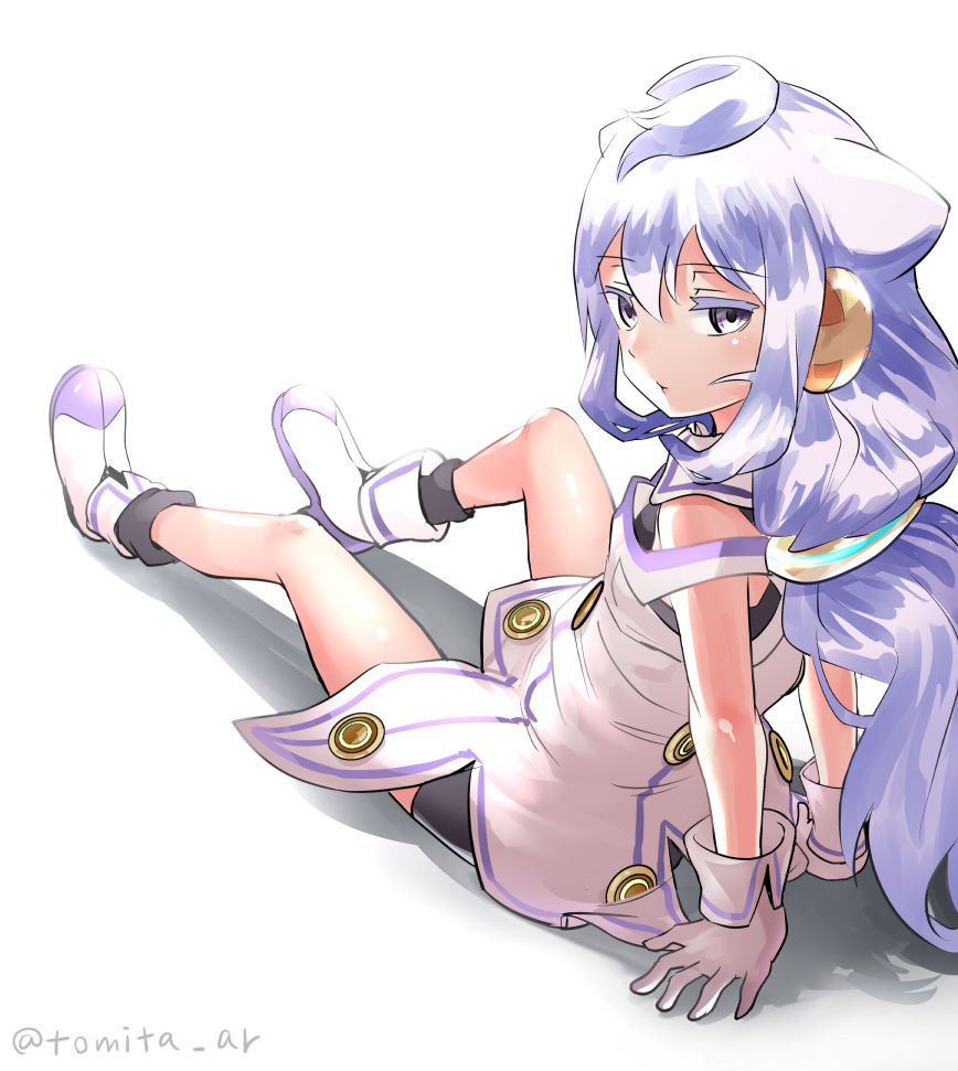 振り向くハッカドール3号 とみた 化物と少女のイラスト 振り向くハッカドール3号 とみた 化物と少女のイラスト