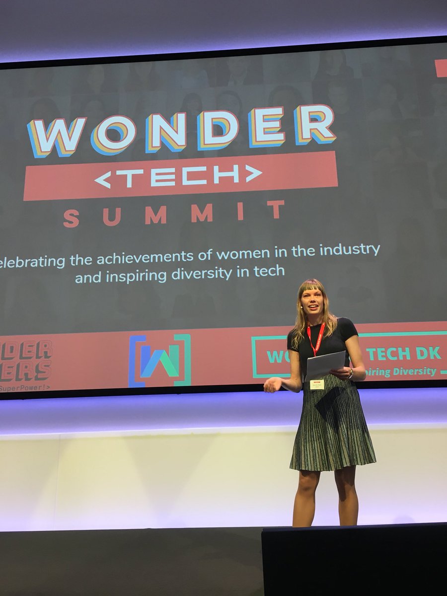 #wondertechsummit i fuld gang <a href="/IDAdk/">IDA</a> - vi opfordrer flere kvinder til at arbejde i IT og sætter i dag fokus på mulighederne og rollemodelletne som f.eks. Anne-Sofie Nielsen <a href="/femalenerd/">Anne-Sofie Nielsen</a> #ligestilling