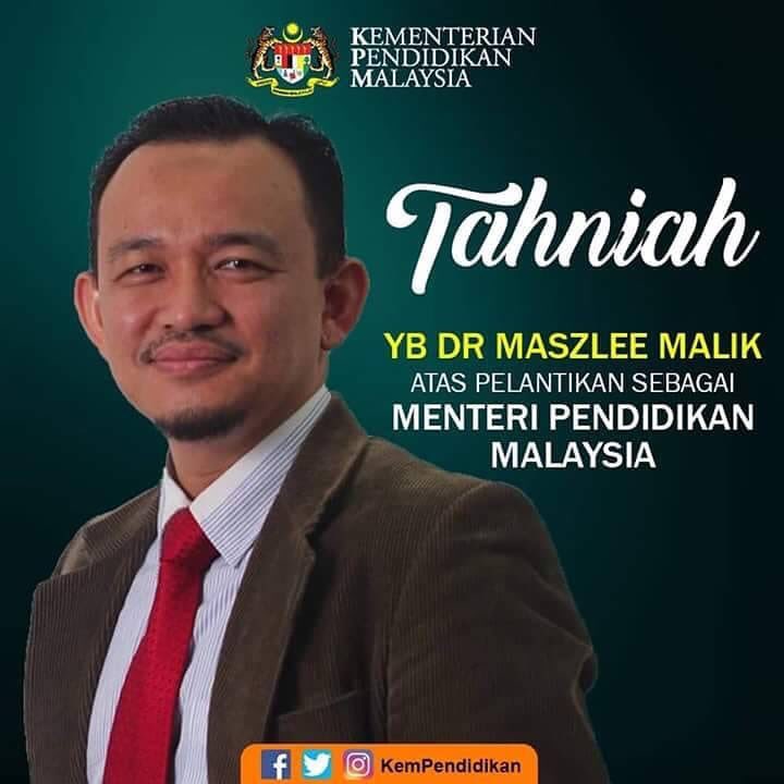 eventasticcrew's tweet photo. Setinggi-tinggi Tahniah buat
YB Dr Maszlee Malik atas pelantikan sebagai Menteri Pendidikan Malaysia

📷: @kempendidikan 

#EventasticKongsi #PoliteknikMerlimau #KementerianPendidikanMalaysia https://t.co/t2p30eWcTb