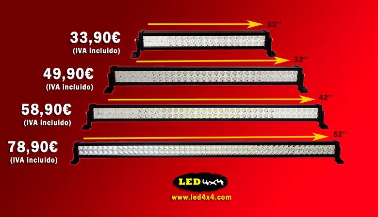 LED4X4com's tweet image. BARRAS BÁSICAS DE LED4X4: autoled4x4.com/es/buscar?cont…