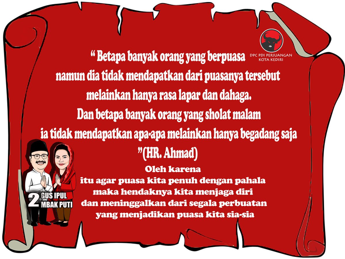#NgajiAsyik
#SalamDuaJari
#GusIpulMbakPuti 
#GusIpulMbakPutiMenang 
#kabehsedulurkabehmakmur #pilkadajatim2018 
#PilgubJatim2018 
#pdiperjuangan 
#pdiperjuanganm3nang 
#pdipjatim
#pdipkotakediri
#DPCPDIPerjuanganKotaKediri
#MenangMenangMenangYes