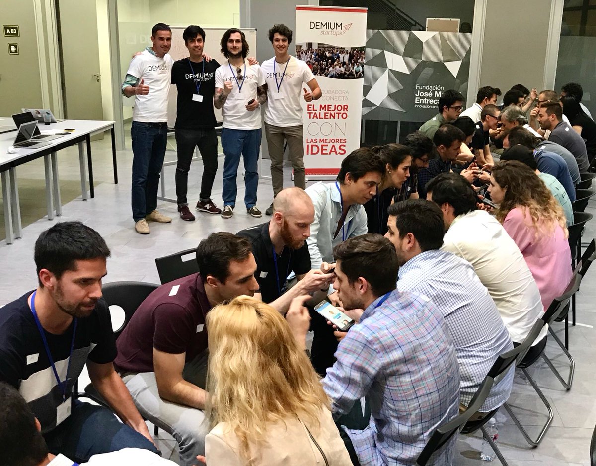 Y pensar que tanto #talento #emprendedor ayer todavía no se conocía... Nos encanta ponerles en contacto, esto es el #AllStartup28! 👏🏻👏🏻👏🏻🚀🚀🚀 #incubadora #startups #Madrid