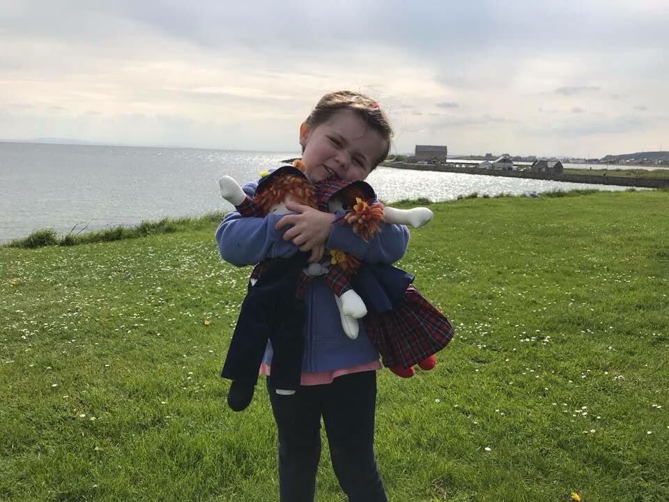 carolsicecream's tweet image. A happy wee girl, Jamie who collected Hamish &amp;amp; Morag the dollies on display in Carols Shop during the Elie scarecrow festival. Think they are going to be loved, don’t you?! ❤️ photo credit Jamie’s mum