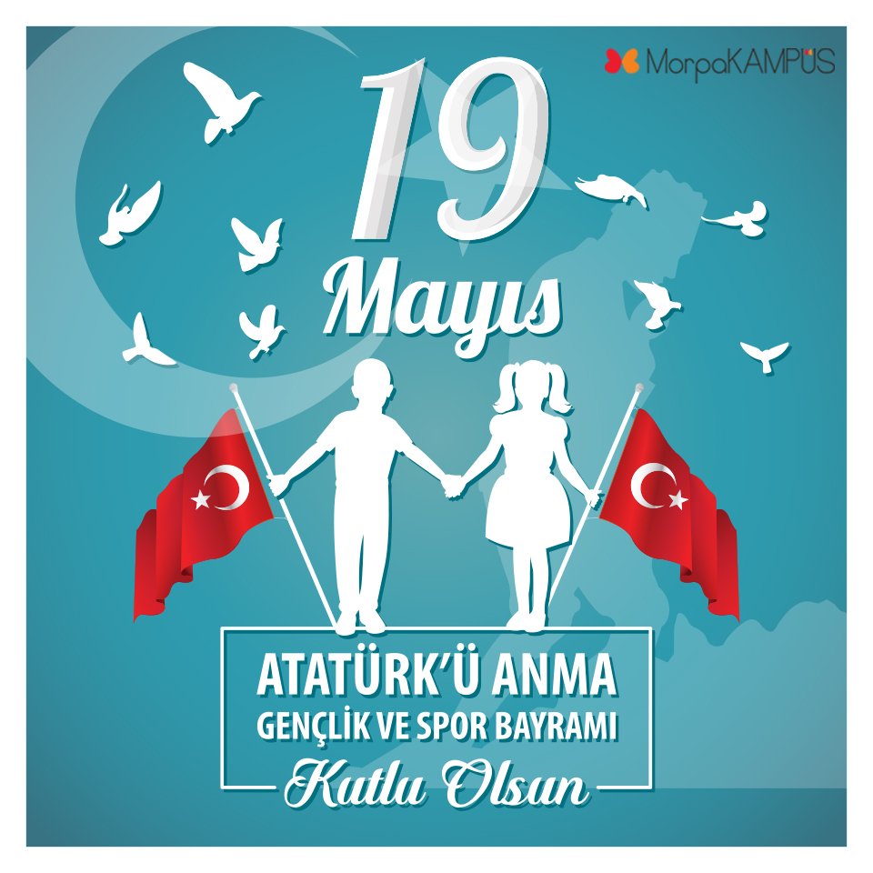 morpakampus's tweet photo. 19 Mayıs Atatürk'ü Anma, Gençlik ve Spor Bayramı Kutlu Olsun! https://t.co/h1EcqpEFba