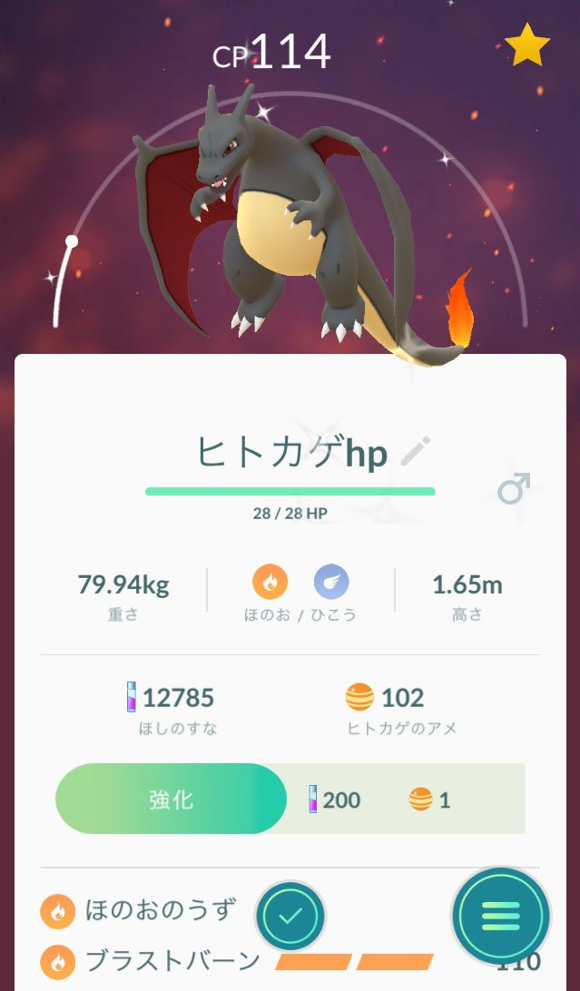色違いリザードン 色違いリザードン