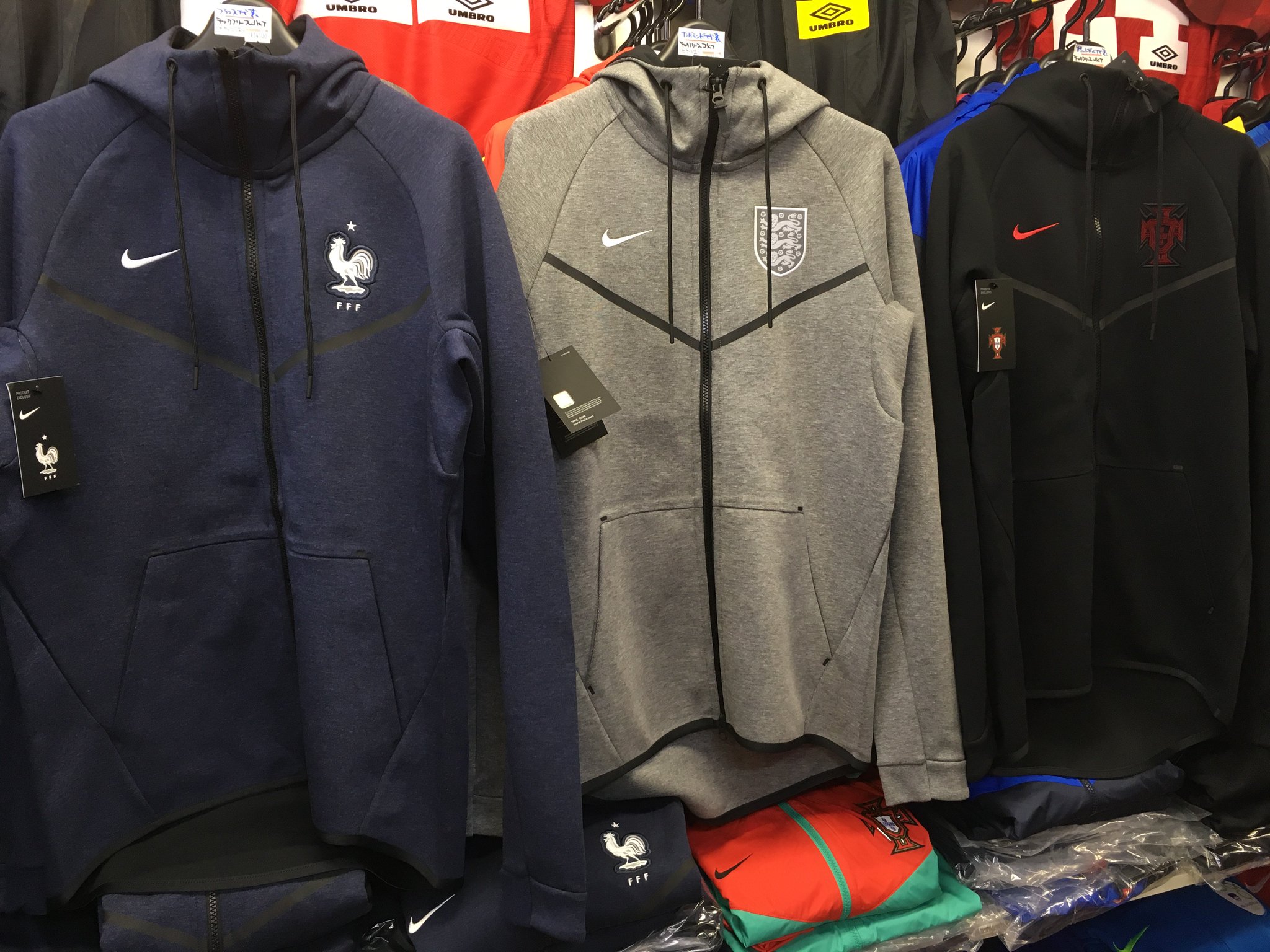 希少】フランス代表テックフリースセットアップ