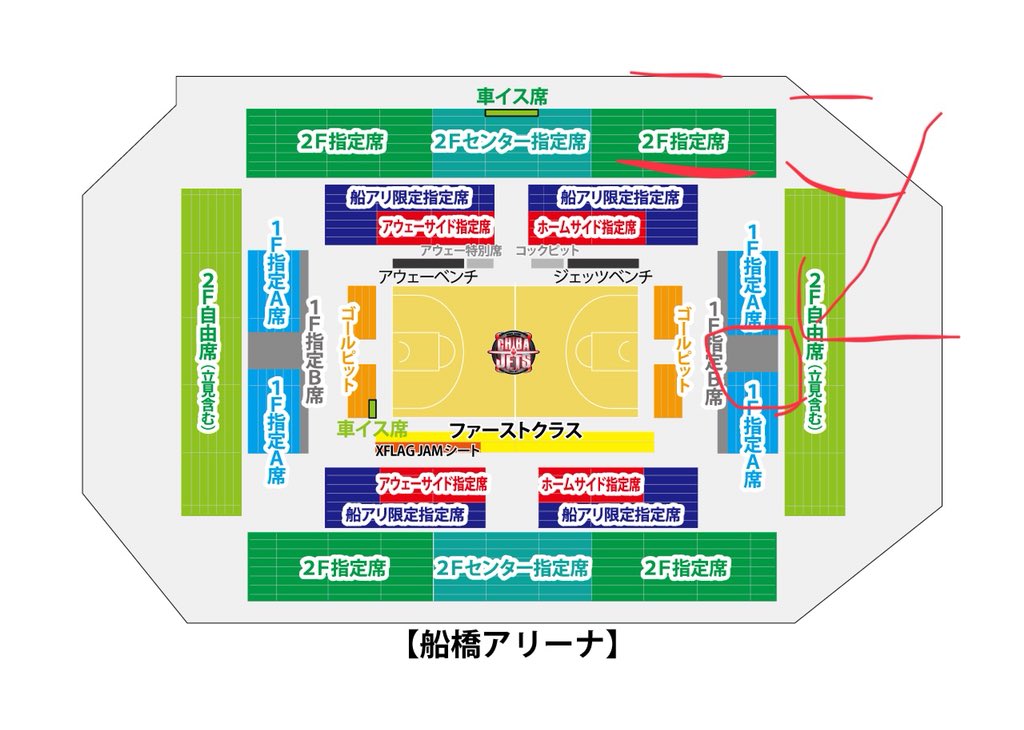 oui_imja's tweet photo. @wtnb_mrn 1階のホーム側ゴール後ろですよ
コートから比較的近いです。 https://t.co/NFcR6kmqbA